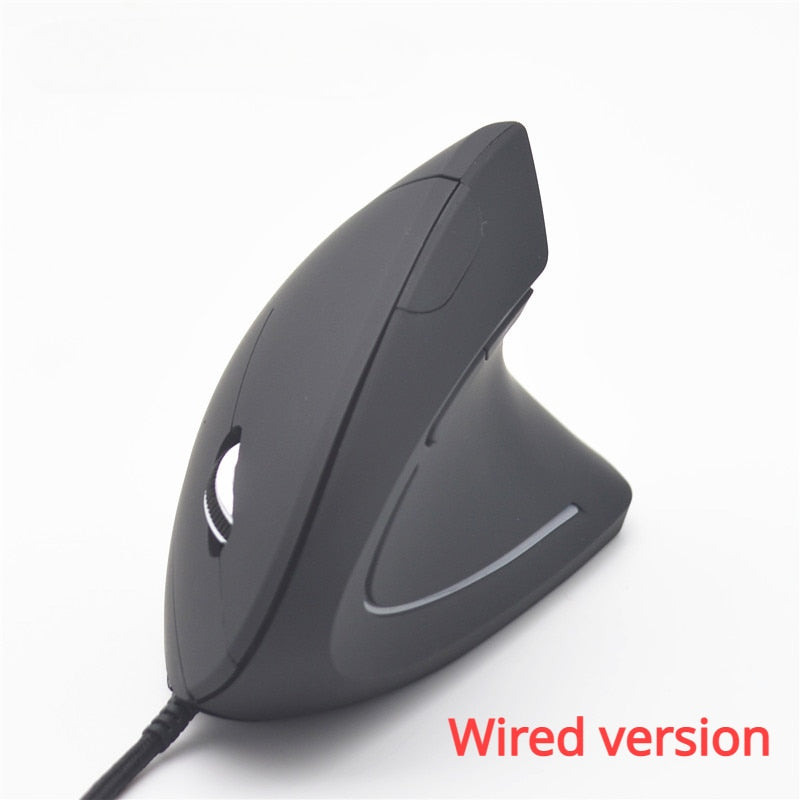 Mouse sem fio original recarregável vertical com fio USB mouse ergonômico luminoso 2.4G mudo fotoelétrico Bluetooth mouse de jogo