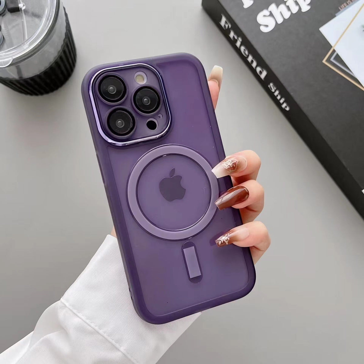 Original transparente para capa protetora de lente magsafe para iphone 14 plus 13 12 11 pro max capa magnética de carregamento sem fio tpu