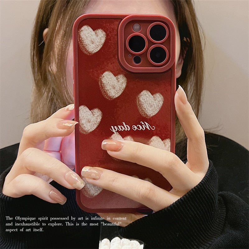 Capas com estampa de flores para iPhone Silicone de luxo