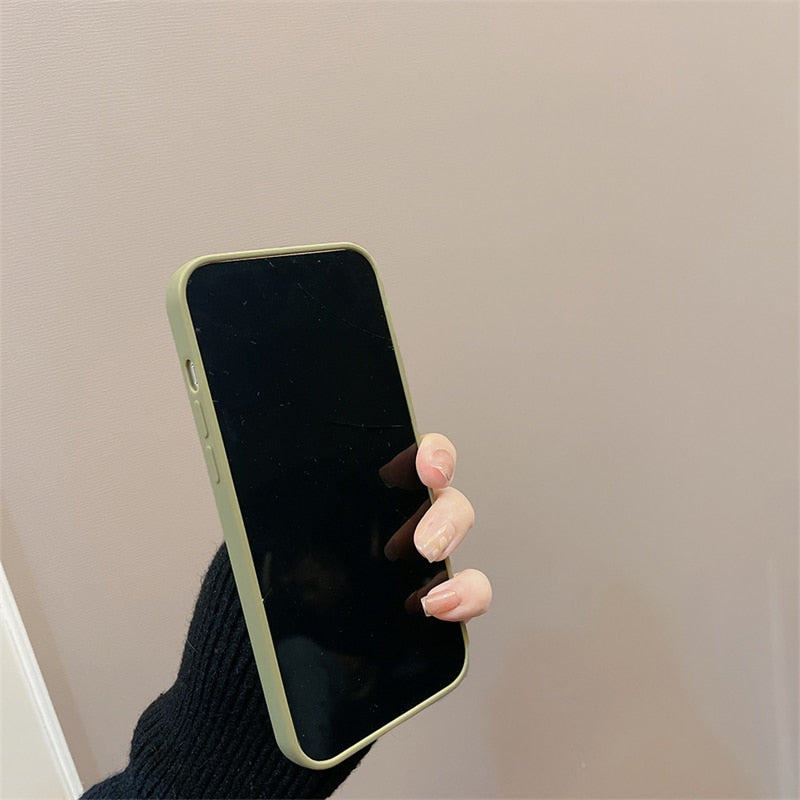 Capas com estampa de flores para iPhone Silicone de luxo