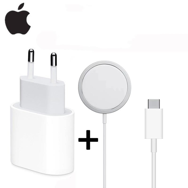 Carregador Apple Wireless 20W para iPhone 13 14 Pro Max Carregamento Rápido Tipo C Para iPhone 8 X 11 12 Mini Pro Max Carregamento Magnético Rápido