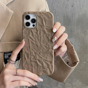 Capa de celular fashion para iPhone texturizada