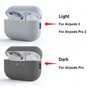 Capa de silicone líquido para AirPods Pro 2 capa para AirPods 3 Pro 2 capa de fone de ouvido macia protetora para AirPod Pro 2 Pro2 capa