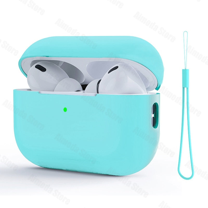 Capa de silicone líquido para AirPods Pro 2 capa para AirPods 3 Pro 2 capa de fone de ouvido macia protetora para AirPod Pro 2 Pro2 capa