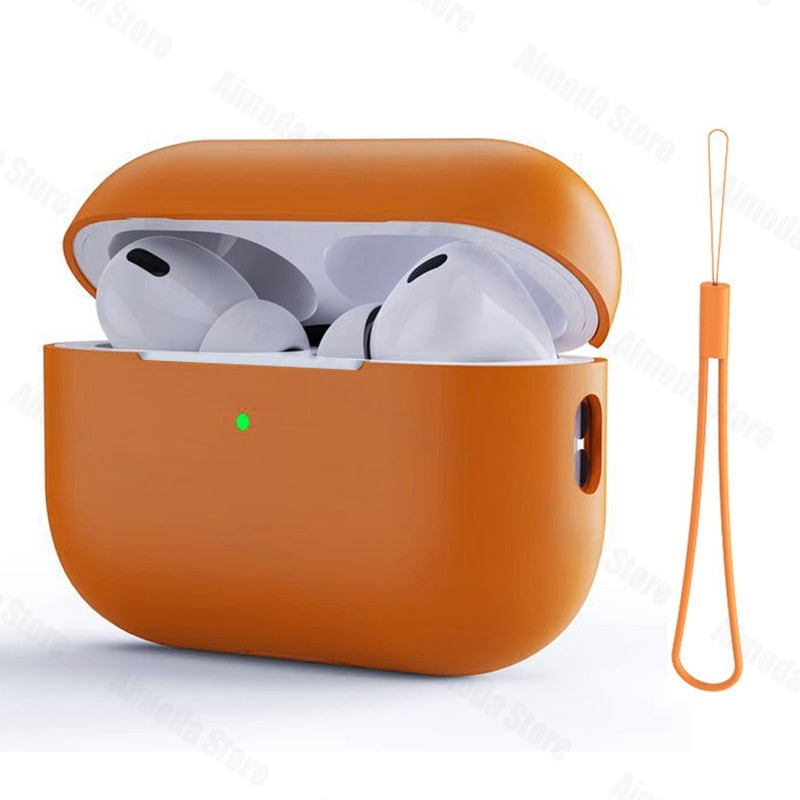 Capa de silicone líquido para AirPods Pro 2 capa para AirPods 3 Pro 2 capa de fone de ouvido macia protetora para AirPod Pro 2 Pro2 capa