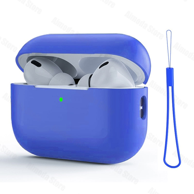 Capa de silicone líquido para AirPods Pro 2 capa para AirPods 3 Pro 2 capa de fone de ouvido macia protetora para AirPod Pro 2 Pro2 capa