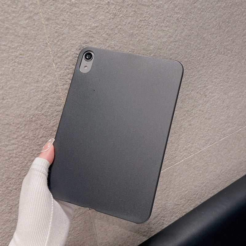 Capa Transparente para iPad Mini 6 Case Frosted Fingerprint Resistant Ultra Thin PC Hard Case Simples Para iPad 10th 9th 8th 10.2 Air 5 4