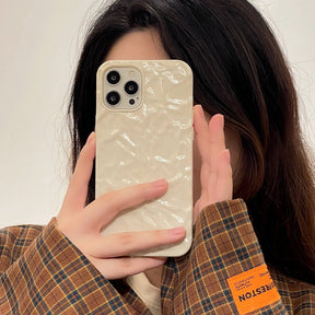 Capa de celular fashion para iPhone texturizada