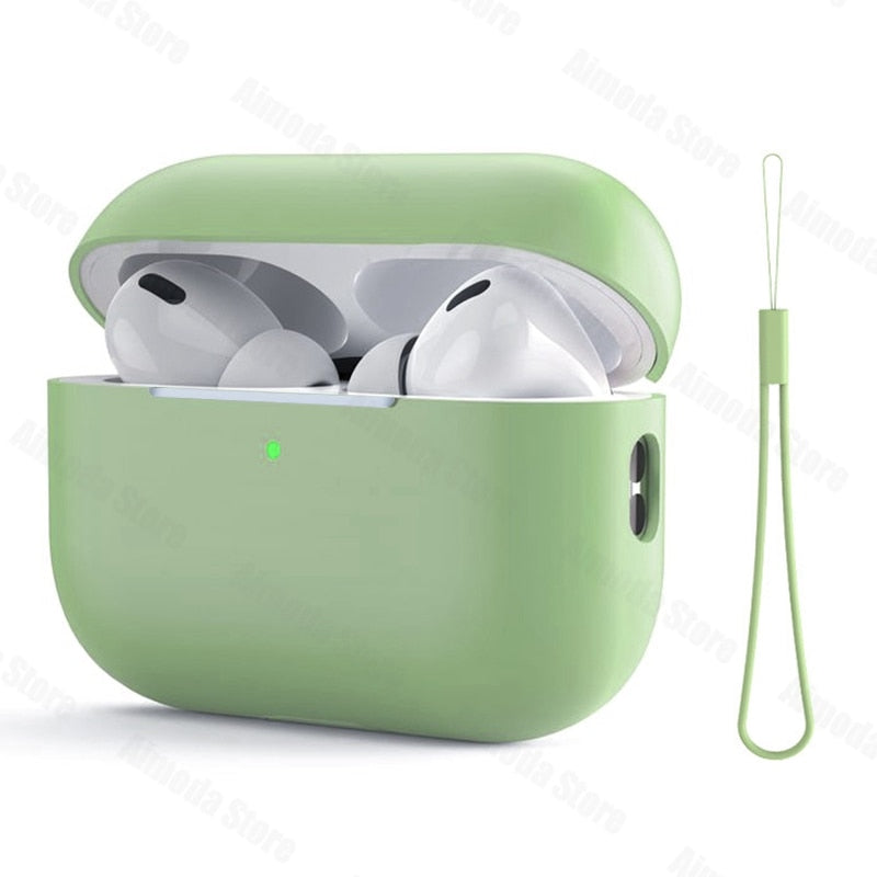 Capa de silicone líquido para AirPods Pro 2 capa para AirPods 3 Pro 2 capa de fone de ouvido macia protetora para AirPod Pro 2 Pro2 capa