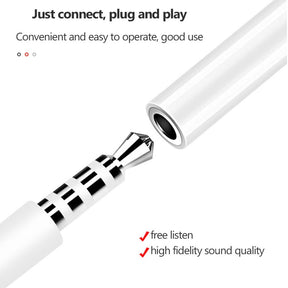 Adaptador AUX de 8 pinos para 3,5 mm para iPhone 14 13 12 11 Pro Max Mini XS XR X Iluminação para conector de fone de ouvido de 3,5 mm