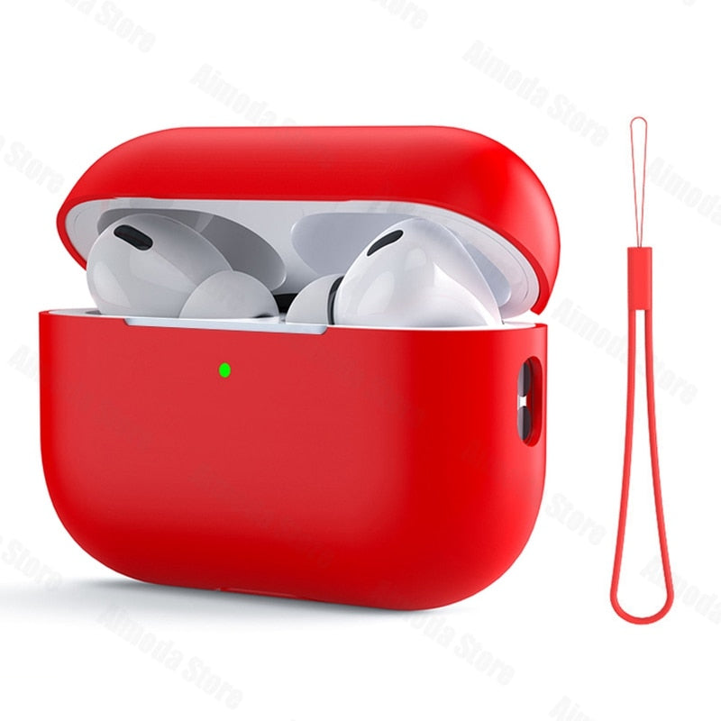 Capa de silicone líquido para AirPods Pro 2 capa para AirPods 3 Pro 2 capa de fone de ouvido macia protetora para AirPod Pro 2 Pro2 capa