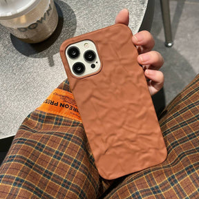 Capa de celular fashion para iPhone texturizada