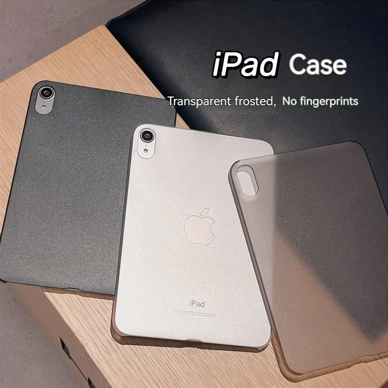 Capa Transparente para iPad Mini 6 Case Frosted Fingerprint Resistant Ultra Thin PC Hard Case Simples Para iPad 10th 9th 8th 10.2 Air 5 4